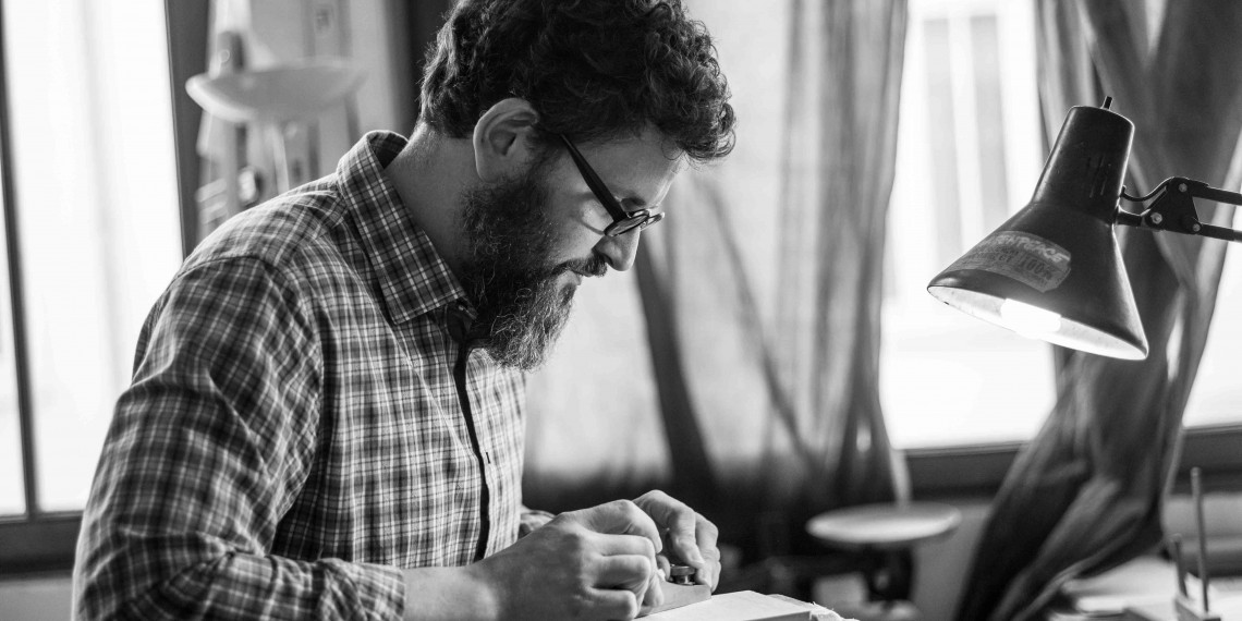 Mathieu Pradels, Elève de Maître d'art ©Nemo Perier Stefanovitch