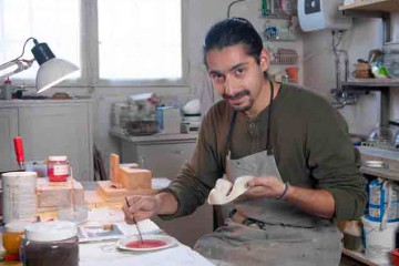 Sigfrido Rivera - Atelier Erhard Stiefel Créateur de masques © Alexis Lecomte INMA